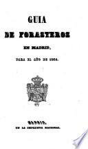 Calendario manual y guía de forasteros en Madrid