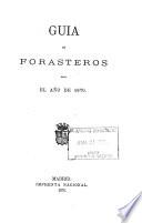 Calendario manual, y guía de forasteros en Madrid