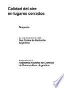 Calidad del aire en lugares cerrados