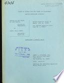 California. Court of Appeal (1st Appellate District). Records and Briefs