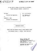California. Court of Appeal (2nd Appellate District). Records and Briefs