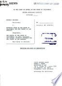 California. Court of Appeal (2nd Appellate District). Records and Briefs