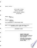 California. Court of Appeal (4th Appellate District). Division 2. Records and Briefs