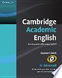 Cambridge Academic English. Advanced. Student's Book C1