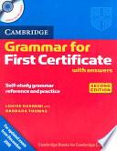 Cambridge Grammar for First Certificate with Answers and Audio CD