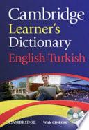 Cambridge Learner's Dictionary English-Turkish with CD-ROM