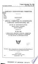Campaign Expenditures Committee