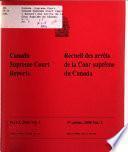 Canada Supreme Court Reports