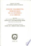 Cáncer Colorrectal Hereditario: de la Genómica a la Cirugía