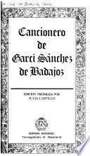 Cancionero de Garci Sánchez de Badajoz