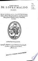 Cancionero de López Maldonado