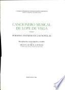 Cancionero musical de Lope de Vega