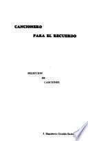 Cancionero para el recuerdo