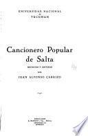 Cancionero popular de Salta