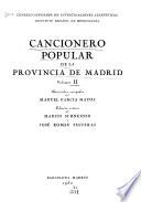 Cancionero popular español