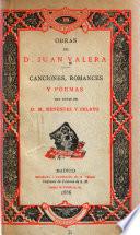 Canciones, romances y poemas, con notas de M. Menéndez y Pelayo