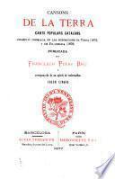 Cansons de la terra ; Cants populars catalans col-leccionats