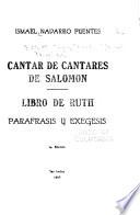 Cantar de cantares de Salomon