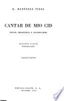 Cantar de mío Cid