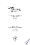 Canto a una ciudad en el desierto