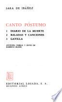 Canto póstumo