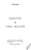 Cantos a una mujer