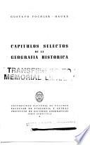 Capítulos selectos de la geografía histórica