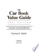 Car Book Value Guide 1991