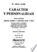Carácter y personalidad