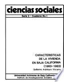 Características de la vivienda en Baja California (1960-1983)