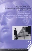 Career paths of women managers in Spain and the UK