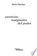 Carencias marginales del poder