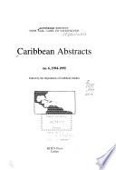 Caribbean Abstracts