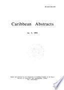 Caribbean Abstracts