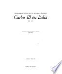 Carlos III en Italia