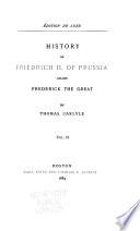 Carlyles' Works: History of Friedrich II. of Prussia