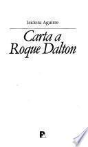 Carta a Roque Dalton