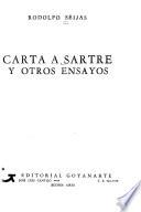 Carta a Sartre