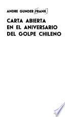 Carta abierta en el aniversario del golpe chileno