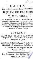 Carta ... al Padre O. Carocchi, etc