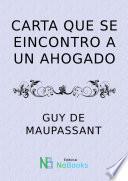 Carta que se encontro a un ahogado