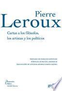 Cartas a los filósofos, los artistas y los políticos