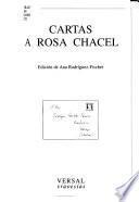 Cartas a Rosa Chacel