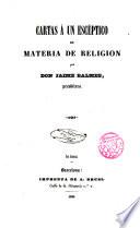 Cartas a un escéptico en materias de Religión
