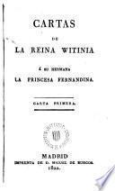 Cartas de la Reina Witinia a su hermana la Princesa Ferdinanda