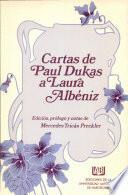 Cartas de Paul Dukas a Laura Albéniz