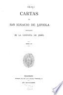 Cartas de San Ignacio de Loyola, Fundador de la Compañia de Jesus