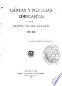 Cartas edificantes de la Provincia de Aragón