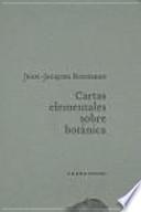 Cartas elementales sobre botánica