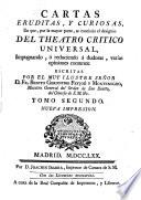 Cartas eruditas, y curiosas